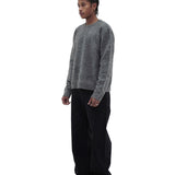 STONE GRAY MOHAIR SWEATER