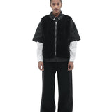 BLACK SHERPA VEST