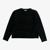 MIDNIGHT BLACK MOHAIR SWEATER