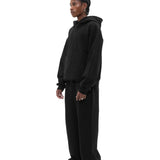 BLACK ESSENTIAL HOODIE