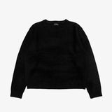 MIDNIGHT BLACK MOHAIR SWEATER