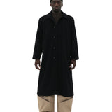BLACK WOOL CAR COAT