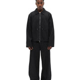 PINSTRIPE DENIM JACKET