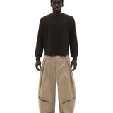 BROWN KNIT SWEATER
