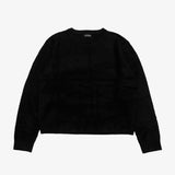 MIDNIGHT BLACK MOHAIR SWEATER