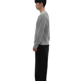 HEATHER GRAY KNIT SWEATER