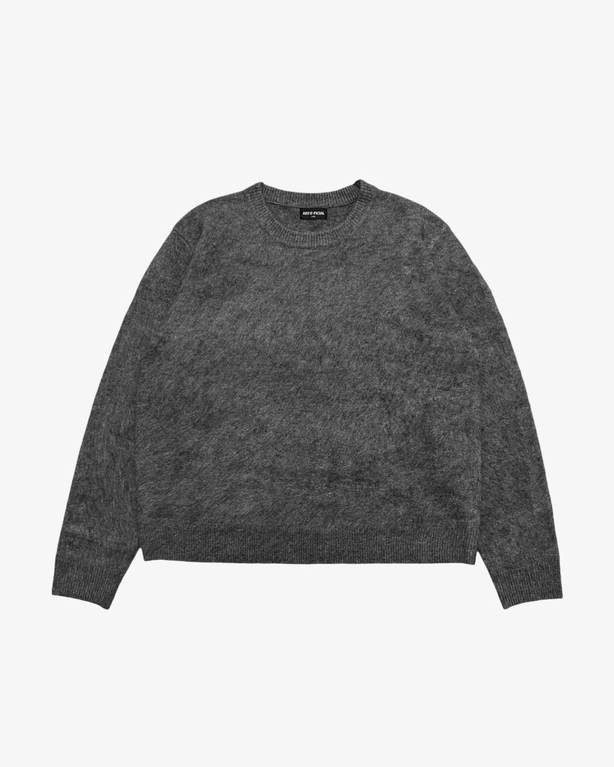 STONE GRAY MOHAIR SWEATER – ART-E-FICIAL