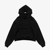BLACK ESSENTIAL HOODIE