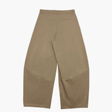 BEIGE PLEATED PANTS