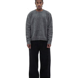 STONE GRAY MOHAIR SWEATER