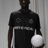 BLACK STATEMENT FOOTBALL T-SHIRT