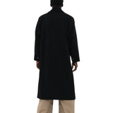 BLACK WOOL CAR COAT